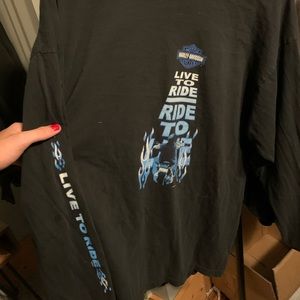 Harley Davidson Live to Ride Ride to Live Tee